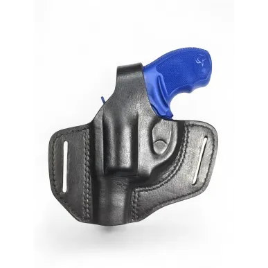 R1 kožené pouzdro na revolver pro Taurus 856 černé VlaMiTex