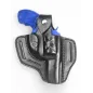 R2 Holster en cuir pour revolver Taurus 856 canon 3 pouces noir VlaMiTex