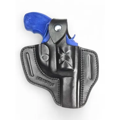 R2 kožené pouzdro na revolver pro Taurus 856, délka hlavně 3 palce, černé VlaMiTex