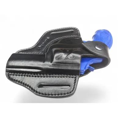 R2 Holster en cuir pour revolver Taurus 856 canon 3 pouces noir VlaMiTex