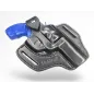 R2 Leder Revolver Holster für Taurus 856 Lauf 3 Zoll schwarz VlaMiTex