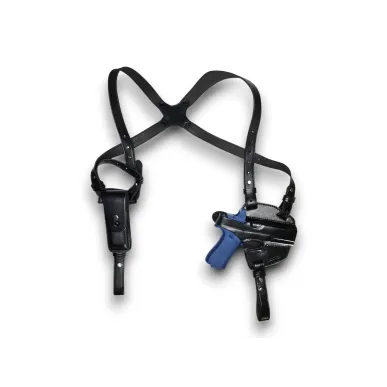 S1 Leather Shoulder Holster for Glock 19 / 23 / 32 / 19X / 45 with Red Dot