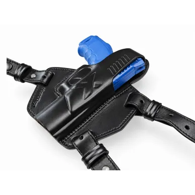 S19 Holster d'épaule en cuir pour Heckler et Koch P30 Noir VlaMiTex