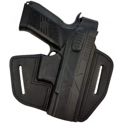 Kožené pouzdro pro CZ 75 P-07 Duty OWB – Pravák s drukem