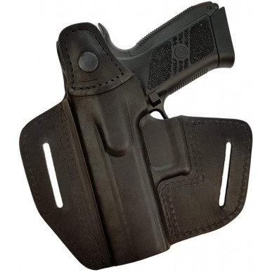 Kožené pouzdro pro CZ 75 P-07 Duty OWB – Pravák s drukem