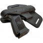 B18 Leather Holster for CZ 75 P-07 Duty Black VlaMiTex