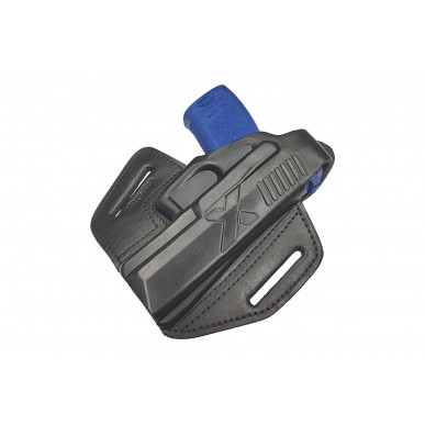 Heckler & Koch (P10) USP Compact OWB Leder Holster – Rechtshänder mit Druckknopf