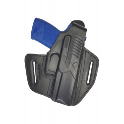 Heckler & Koch (P10) USP Compact OWB Leder Holster – Rechtshänder mit Druckknopf