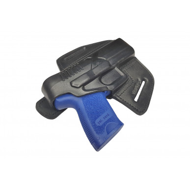 Heckler & Koch (P10) USP Compact OWB Leder Holster – Rechtshänder mit Druckknopf