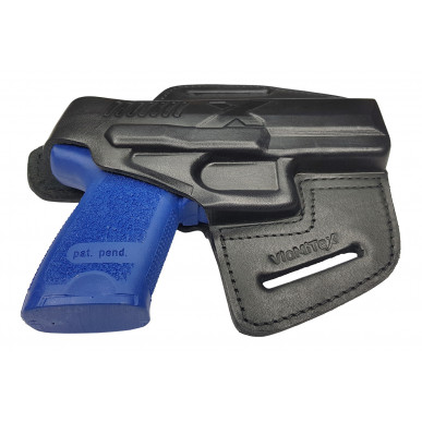 Heckler & Koch (P10) USP Compact OWB Leder Holster – Rechtshänder mit Druckknopf