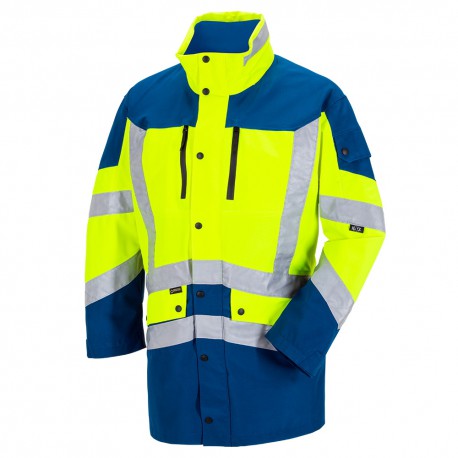 HAIX GORE-TEX HiVis Jacke CAVAZZO EBX (unisex) warngelb / royalbl