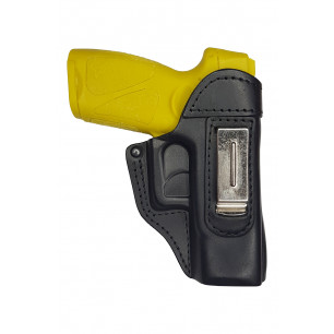 IWB 3 真皮槍套 適用 Taurus G3 隱蔽攜行 黑色 VlaMiTex – 正面