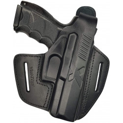 OWB Leder Holster für Heckler & Koch P30  – Rechtshänder mit Druckknopf