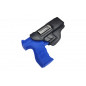IWB 7 Leder Holster für Walther Q5 Match schwarz VlaMiTex