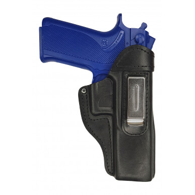 IWB 7 Leather Holster for Smith & Wesson 4506 Black VlaMiTex