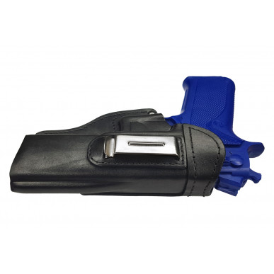 IWB 7 Leder Holster für Smith & Wesson 4506 schwarz VlaMiTex – seitlich
