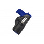 IWB 7 Leather Holster for Smith & Wesson 4506 Black VlaMiTex