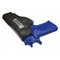 IWB 7 Leather Holster for Smith & Wesson 4506 Black VlaMiTex