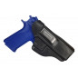 IWB 7 Leather Holster for Smith & Wesson 4506 Black VlaMiTex