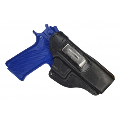 IWB 7 Leather Holster for Smith & Wesson 4506 Black VlaMiTex