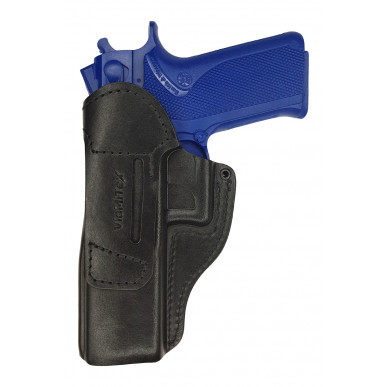 IWB 7 Leather Holster for Smith & Wesson 4506 Black VlaMiTex