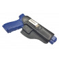 IWB 7 가죽 홀스터 Glock 17L용 검정색 VlaMiTex