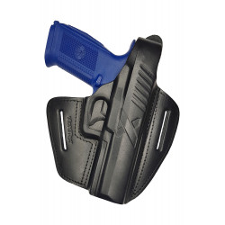 Leder Holster für FN FNS 5 Zoll OWB – Rechtshänder mit Druckknopf