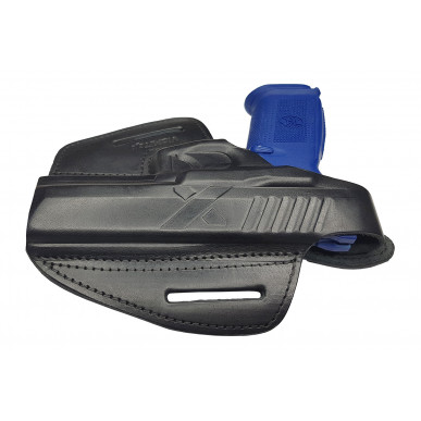 Leder Holster für FN FNS 5 Zoll OWB – Rechtshänder mit Druckknopf