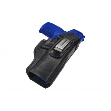 IWB 가죽 홀스터 FN FNS – 은닉, 견고, 검정