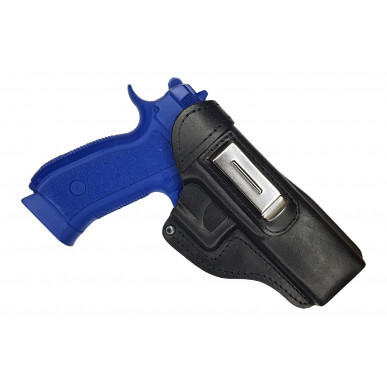 IWB Leather Holster for CZ SP-01 – Tactical, Secure, Black
