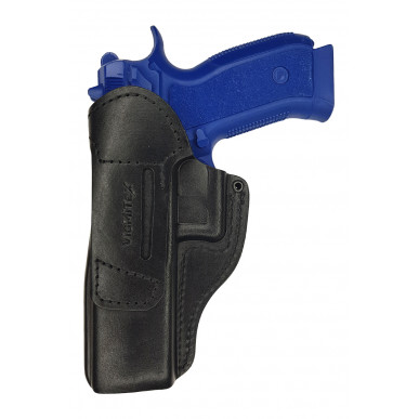 IWB-nahkakotelo CZ SP-01: taktinen, turvallinen, musta