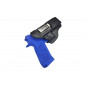 IWB 7 Leather Holster for CZ P-09 Black VlaMiTex