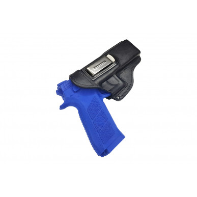 IWB Leather Holster for CZ P-09 – Concealed, Large, Sturdy