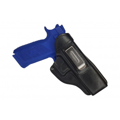 IWB Leather Holster for CZ P-09 – Concealed, Large, Sturdy