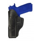 IWB 7 Leather Holster for CZ P-09 Black VlaMiTex