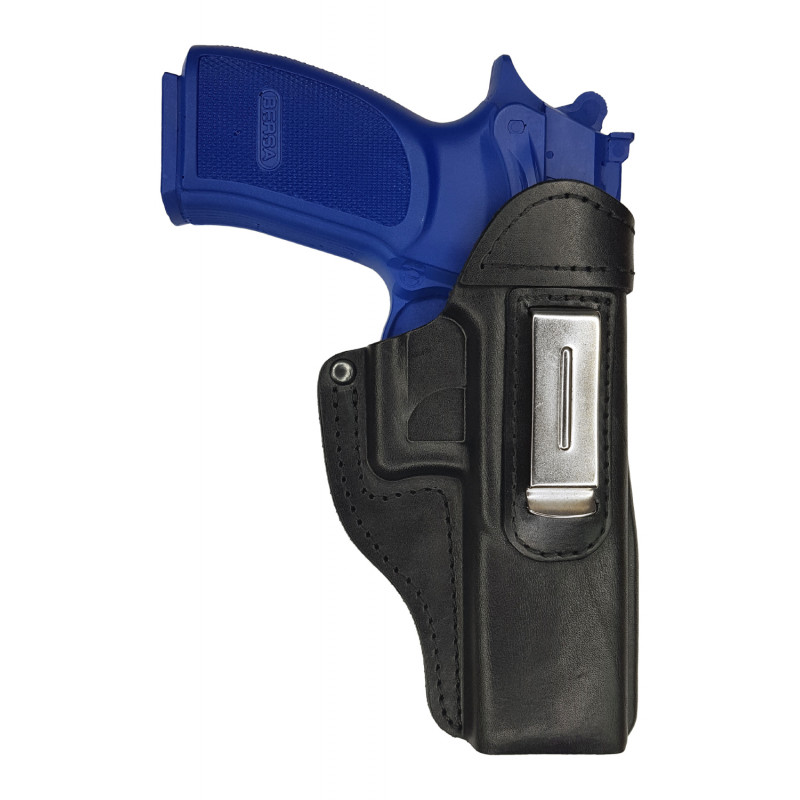 IWB 7 Leather Holster for BERSA THUNDER 9 PRO XT Black VlaMiTex IWB 7 Leather Holster for BERSA THUNDER 9 PRO XT Black VlaMiTex