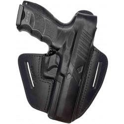 Leder Holster für Heckler & Koch P30L OWB – Rechtshänder mit Druckknopf