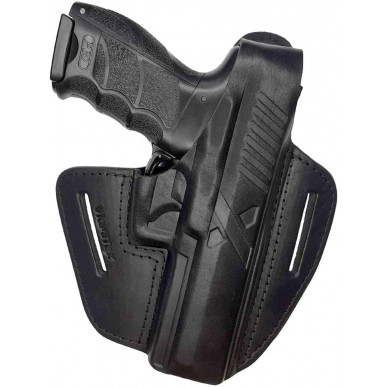 Leder Holster für H&K P30L OWB – Rechtshänder mit Druckknopf