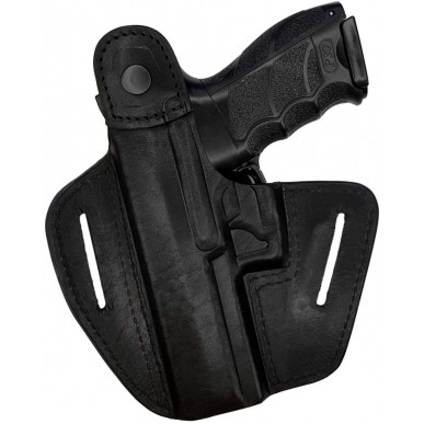 Leder Holster für H&K P30L OWB – Rechtshänder mit Druckknopf