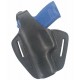 B2Li Leder Gürtel Holster für Glock 20 schwarz für Linkshänder