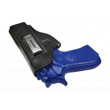 IWB Leather Holster for Beretta 92X – modern, concealed, black