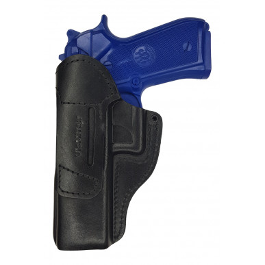 IWB Leather Holster for Beretta 92X – modern, concealed, black