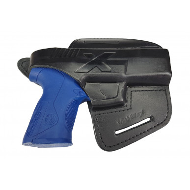 Fondina in pelle per Beretta Px4 Storm OWB – Destrimano con bottone a pressione