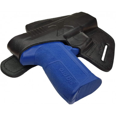 Nahkakotelo Sig Pro 2022 OWB – Oikeakätinen, painonapilla