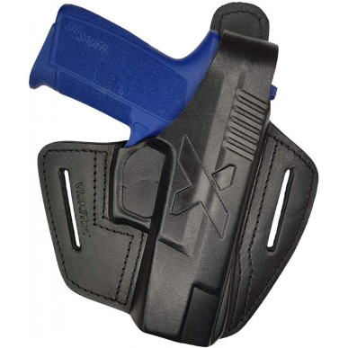 Holster en cuir pour Sig Pro 2022 OWB – Droitier avec bouton-pression