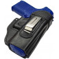 IWB 6 真皮槍套 適用 Ruger P95 DAO 黑色 VlaMiTex – 側面