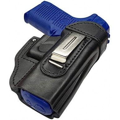 IWB 6 真皮槍套 適用 Ruger P95 DAO 黑色 VlaMiTex – 側面