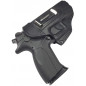 Funda de cuero IWB 6 para cinturón para Grand Power K100 negra VlaMiTex