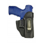IWB 6 Pravé Kožené Pouzdro pro Walther PPX černé VlaMiTex IWB 6 Pravé Kožené Pouzdro pro Walther PPX černé VlaMiTex