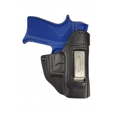 IWB 5 Leather Holster for Smith & Wesson 6906 Black VlaMiTex